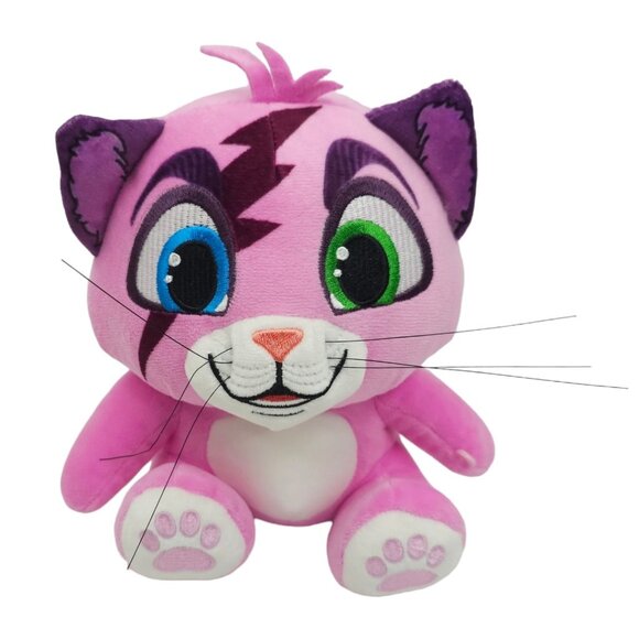 Ellie Wilde Limited Edition 2024 Kitty Cat Plush Stuffed Animal Toy Pink Purple - Picture 1 of 11